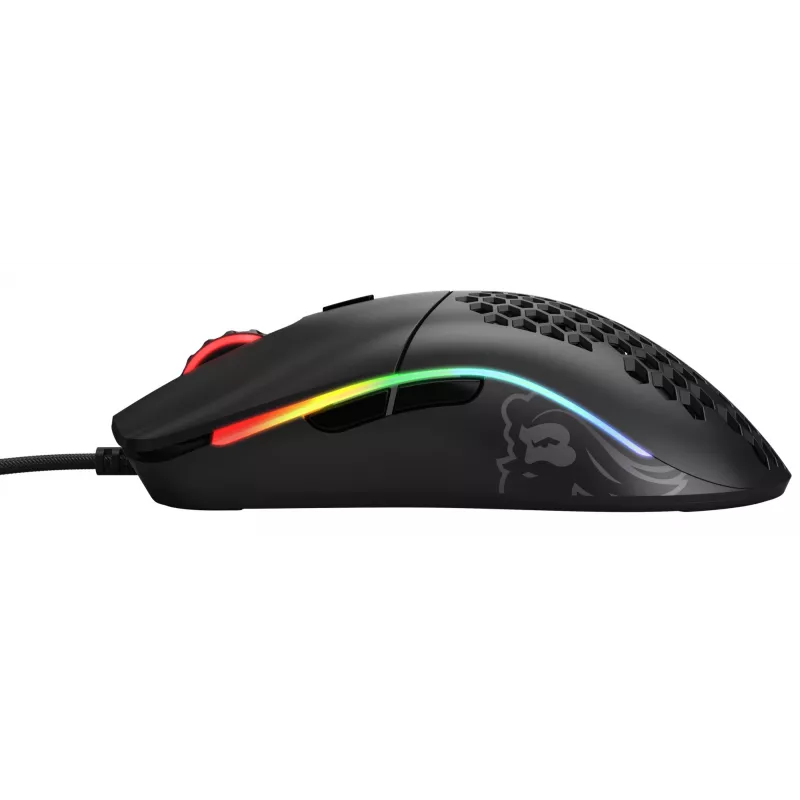 Glorious Gaming Glorious Model O- pelė standartinė (juoda), dešinei rankai, optinė, USB Type-A, 3200 DPI, juoda