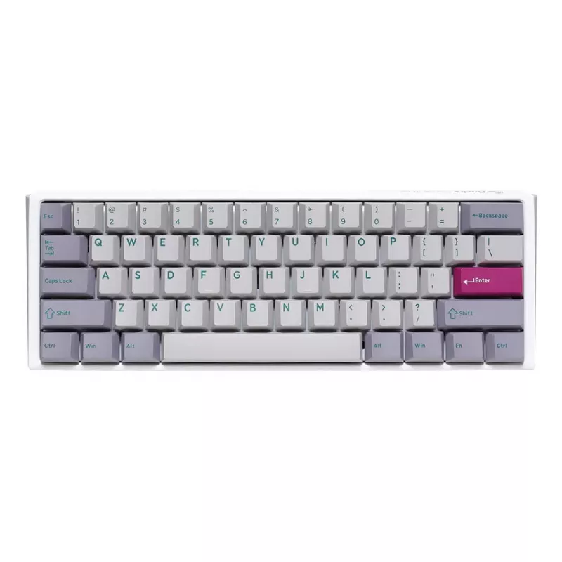 Ducky One 3 Mini klaviatūra žaidimams USB pilka mechaninė RGB
