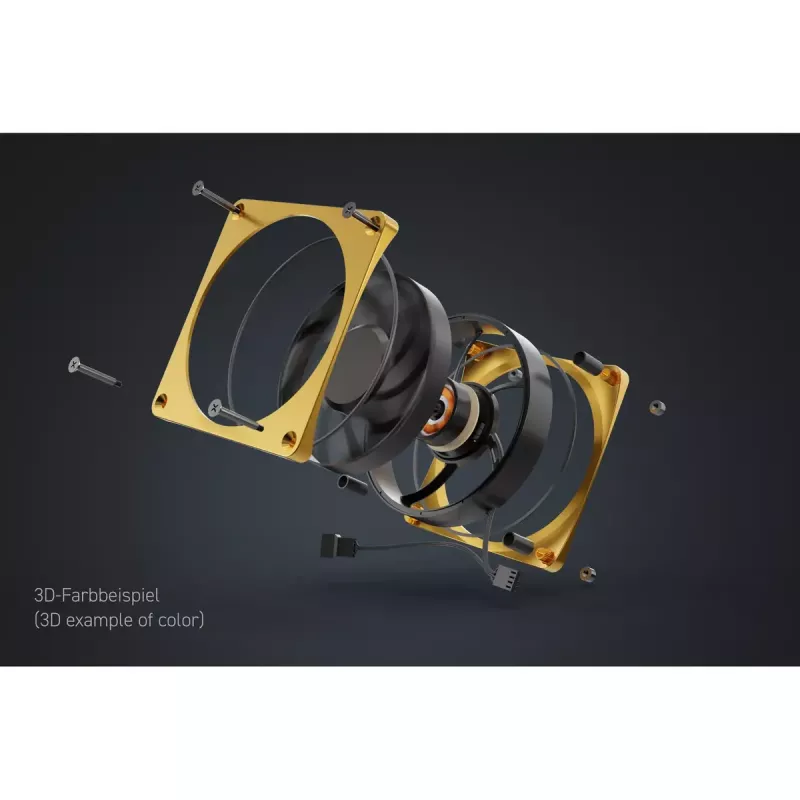 Ventiliatorius Alphacool Apex Stealth Metall 12 cm 400-2000 RPM 20-29.9 dB
