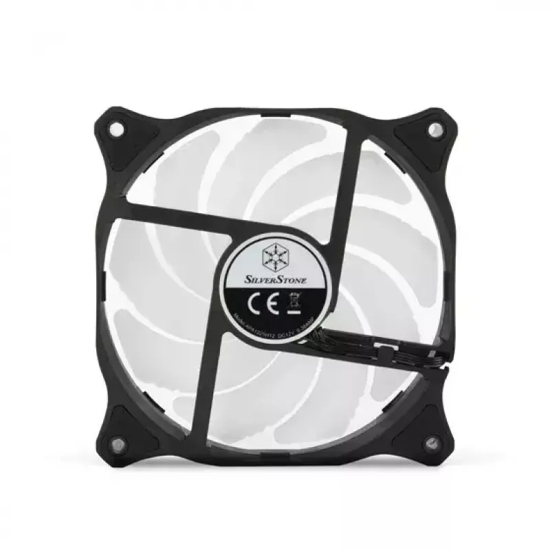 Ventiliatorius Sidabrinėstone Air Blazer 120R 12 cm Juodas Peršviečiamas Hidraulinis Guolis