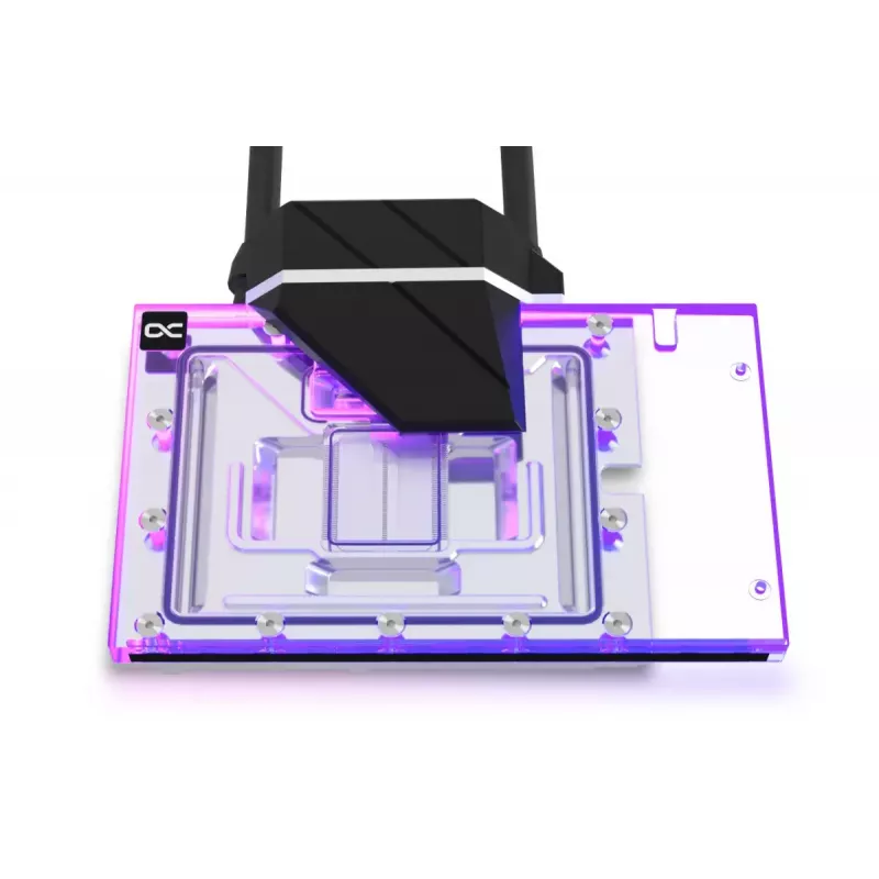 „Alphacool Eiswolf 2 AIO“ 360 mm GPU aušintuvas, skirtas RTX 4090 Founders Edition su galine plokšte