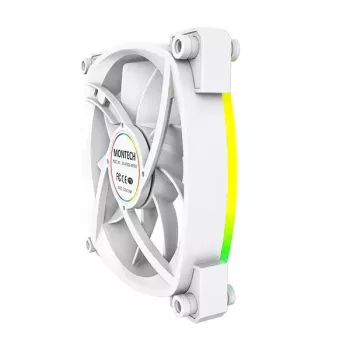 Ventiliatoriaus modulis Montech AX120 PWM 120mm 12V 3-pin 4-pin White