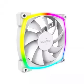 Ventiliatoriaus modulis Montech AX120 PWM 120mm 12V 3-pin 4-pin White
