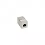 InLine Cat.6 adapteris, visiškai ekranuotas metalinis 2x RJ45 jungtis (kištukinis-kištukinis) tiesioginis