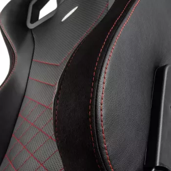 PC žaidimų kėdė noblechairs EPIC Paminkštinta sėdynė Juoda Raudona 120 kg