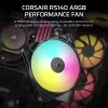 Corsair RS140 ARGB ventiliatorius 14 cm juodas 330-1700 RPM
