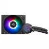 Skysčio aušinimo rinkinys Sidabrinėstone VIDA 120 plonas 12 cm Juodas 300-1800 RPM