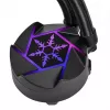 Skysčio aušinimo rinkinys Sidabrinėstone VIDA 120 plonas 12 cm Juodas 300-1800 RPM