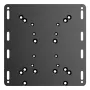 Moza Racing Flight Support Plate, Flight base mount adapter, Juoda, Plienas, MOZA Flight Base, MOZA throttle, 220 mm, 220 mm