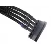 Kabelis Sidabrinėstone SST-PP07-BTSB 0,3 m Molex 4 kontaktų į 4xSATA