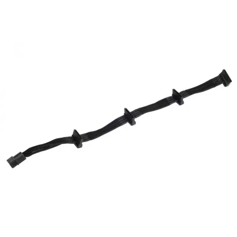 Kabelis Sidabrinėstone SST-PP07-BTSB 0,3 m Molex 4 kontaktų į 4xSATA