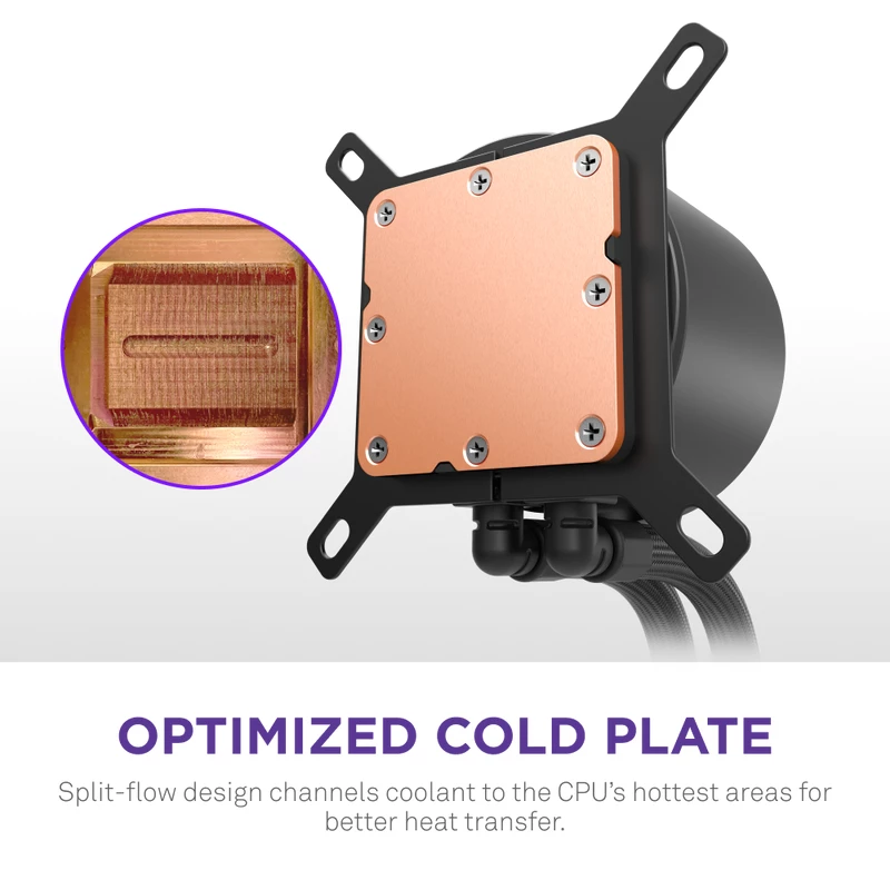 Viskas viename skysčio aušintuvas NZXT Kraken Plus 360 12 cm Juodas Fluid Dynamic Bearing