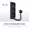 Viskas viename skysčio aušintuvas NZXT Kraken Plus 360 12 cm Juodas Fluid Dynamic Bearing