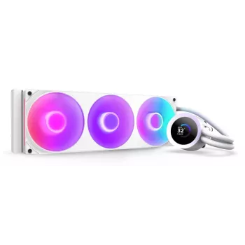 Viskas viename skysčio aušintuvas NZXT Kraken Plus 360 RGB White 500-2400 RPM