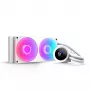 Viskas viename skystas procesoriaus aušintuvas NZXT Kraken Plus RGB 240 — 120 mm ventiliatoriai, FDB guolis, balta