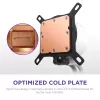 Viskas viename skystas procesoriaus aušintuvas NZXT Kraken Plus RGB 240 — 120 mm ventiliatoriai, FDB guolis, balta