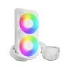 „Viskas viename“ skysčio CPU aušintuvas Arctic Liquid Freezer III Pro 240 A-RGB — 240 mm, 120 mm ventiliatoriai, balta, suderinama su LGA1700/AM4/AM5