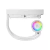 „Viskas viename“ skysčio CPU aušintuvas Arctic Liquid Freezer III Pro 240 A-RGB — 240 mm, 120 mm ventiliatoriai, balta, suderinama su LGA1700/AM4/AM5