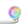 „Viskas viename“ skysčio CPU aušintuvas Arctic Liquid Freezer III Pro 240 A-RGB — 240 mm, 120 mm ventiliatoriai, balta, suderinama su LGA1700/AM4/AM5