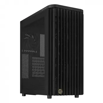 PC korpusas ASUS 90DC00M0-B39040, ATX palaikymas, juodas, priekyje 2×160 mm ventiliatoriai, gale 1×120 mm, 2×3,5 colio + 2×2,5 colio nišos, 2×USB 3.2 GEN1
