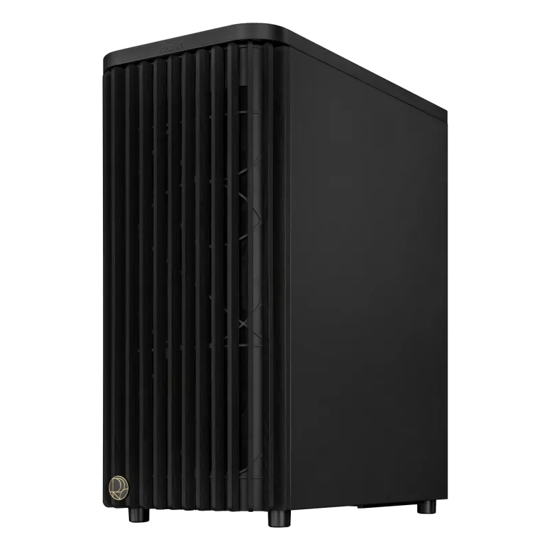 PC korpusas ASUS 90DC00M0-B39040, ATX palaikymas, juodas, priekyje 2×160 mm ventiliatoriai, gale 1×120 mm, 2×3,5 colio + 2×2,5 colio nišos, 2×USB 3.2 GEN1