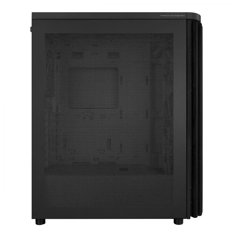 PC korpusas ASUS 90DC00M0-B39040, ATX palaikymas, juodas, priekyje 2×160 mm ventiliatoriai, gale 1×120 mm, 2×3,5 colio + 2×2,5 colio nišos, 2×USB 3.2 GEN1