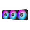 All-in-one liquid cooler ASUS TUF Gaming LC III 360 ARGB LCD — 360 mm radiatorius, 3x 120 mm ventiliatoriai, Socket AM5/AM4/LGA1700/LGA1200, Juoda