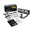 All-in-one liquid cooler ASUS TUF Gaming LC III 360 ARGB LCD — 360 mm radiatorius, 3x 120 mm ventiliatoriai, Socket AM5/AM4/LGA1700/LGA1200, Juoda