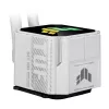 Universalus skysčio aušintuvas ASUS TUF Gaming LC III 360 ARGB White Edition — 360 mm, 120 mm ventiliatoriai, LGA1700/1200, AM4/AM5 palaikymas