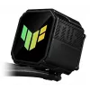 Viską viename skystas aušintuvas ASUS TUF GAMING LC III 360 ARGB — 120 mm ventiliatoriai, palaiko AM4/LGA1200/LGA1700/AM5, juoda
