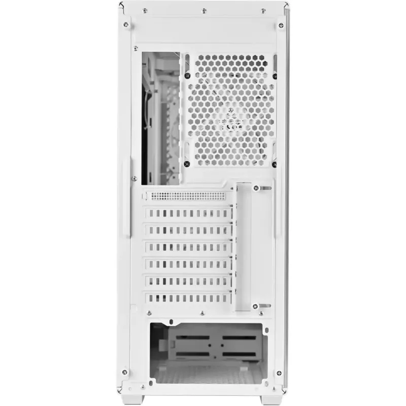 Tower korpusas SidabrinėSTONE FARA 515FXR (baltas) — midi bokšto korpusas, suderinamas su ATX / micro-ATX