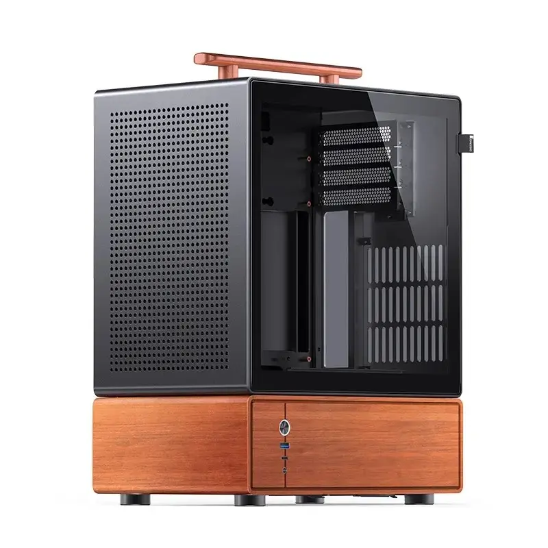 Kompiuterio korpusas Jonsbo T7 Midi-Tower mATX Grūdintas stiklas juodas