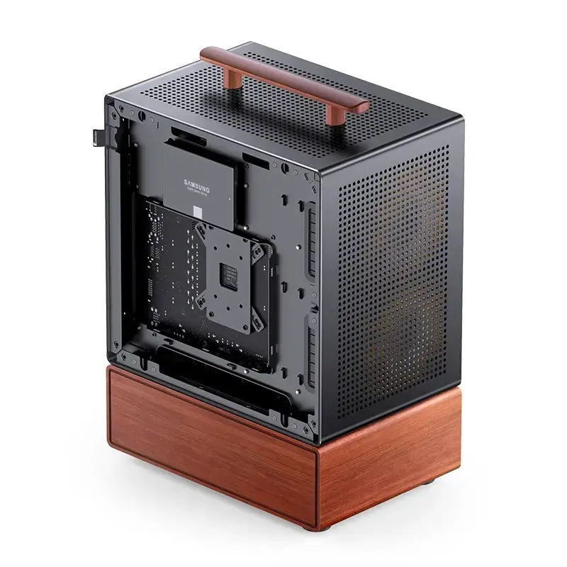 Kompiuterio korpusas Jonsbo T7 Midi-Tower mATX Grūdintas stiklas juodas