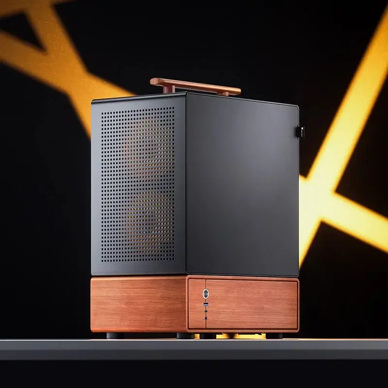 Kompiuterio korpusas Jonsbo T7 Midi-Tower mATX Grūdintas stiklas juodas