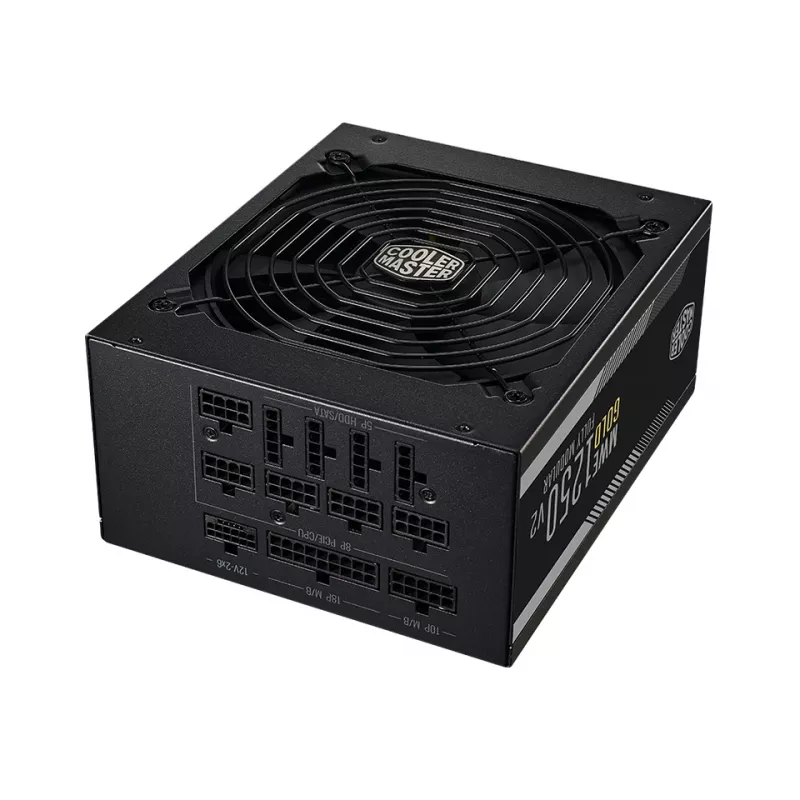 COOLER MASTER maitinimo blokas Mwe 1250 V2 Gold Full Modular 1250w ATX juodas