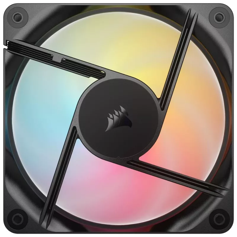 Aušinimo ventiliatorius CORSAIR RS120-R ARGB 120mm 3-pack, 120 mm, ARGB apšvietimas, 3 ventiliatoriai