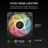 Aušinimo ventiliatorius CORSAIR RS120-R ARGB 120mm 3-pack, 120 mm, ARGB apšvietimas, 3 ventiliatoriai