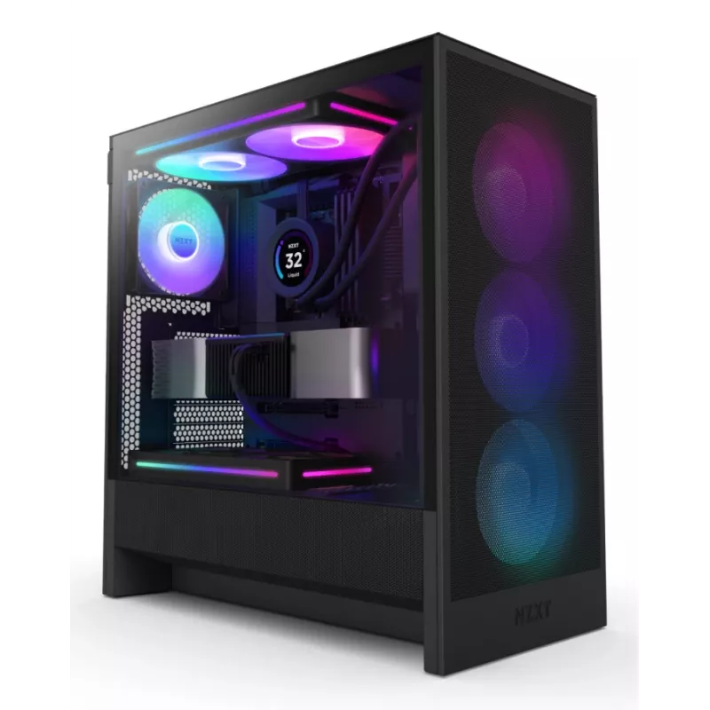 NZXT CPU Chassis H7 Flow 2024 RGB Mid Tower Airflow ATX Juoda