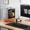 PC korpusas Jonsbo T7 Midi Tower mATX grūdintas stiklas sidabrinis