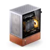 PC korpusas Jonsbo T7 Midi Tower mATX grūdintas stiklas sidabrinis