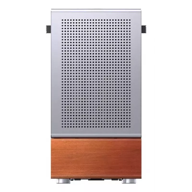PC korpusas Jonsbo T7 Midi Tower mATX grūdintas stiklas sidabrinis