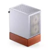 PC korpusas Jonsbo T7 Midi Tower mATX grūdintas stiklas sidabrinis