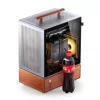 PC korpusas Jonsbo T7 Midi Tower mATX grūdintas stiklas sidabrinis