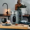 Elektrinis virdulys Adler AD 1305 G — 1,7 l, 2200 W, reguliuojamas termostatas, LED ekranas, pilkas
