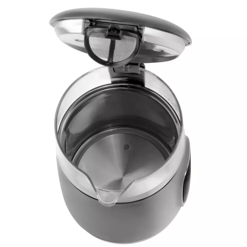 Elektrinis virdulys Adler AD 1305 G — 1,7 l, 2200 W, reguliuojamas termostatas, LED ekranas, pilkas