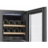 Termoelektrinis vyno aušintuvas Adler AD 8080, laisvai pastatomas juodas, 24 buteliai, 2 zonos, 60 l, lietiminis valdymas