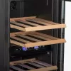 Termoelektrinis vyno aušintuvas Adler AD 8080, laisvai pastatomas juodas, 24 buteliai, 2 zonos, 60 l, lietiminis valdymas