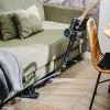 Belaidis dulkių siurblys Adler AD 7061 Allergy-friendly PRO — 22.2V baterija, 30 min veikimo laikas, 0.8 l beciklonis dulkių konteineris, EPA12/HEPA13 filtracija, 350 W maks., juodas