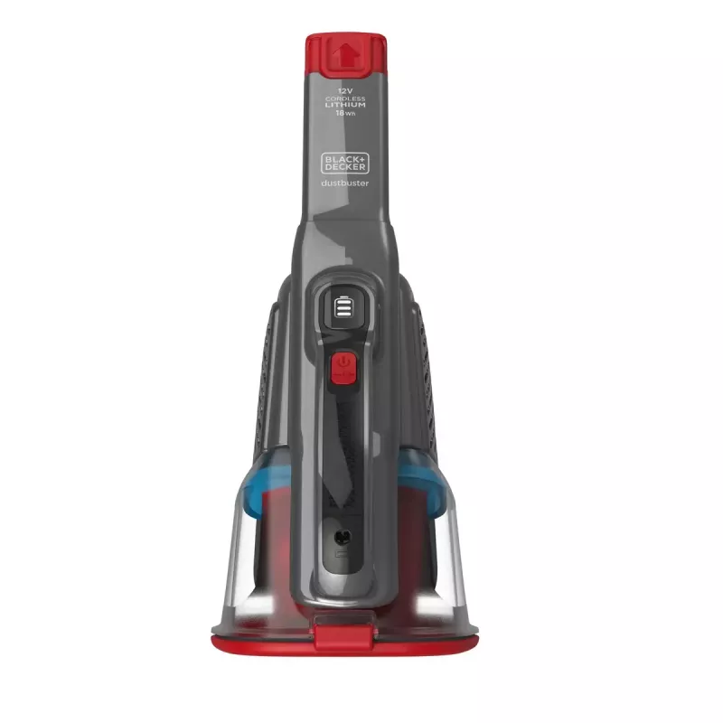 Rankinis dulkių siurblys Juoda & Decker BHHV315J — 12 V belaidis, 20 AW siurbimo galia, 0,7 l be maišelio, 16 min veikimo laikas
