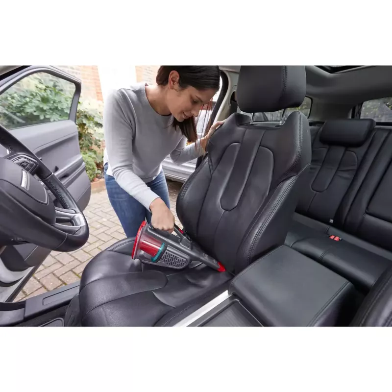 Rankinis dulkių siurblys Juoda & Decker BHHV315J — 12 V belaidis, 20 AW siurbimo galia, 0,7 l be maišelio, 16 min veikimo laikas